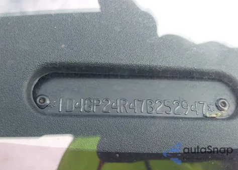 2007 Dodge Grand Caravan Se z USA, uszkodzony, nr VIN 1D4GP24R47B252947